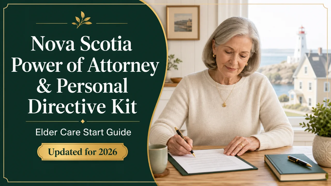Nova Scotia POA & Personal Directive Kit — Protect Your Parent