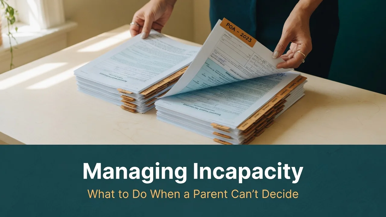 Managing Incapacity — When a Parent Can't Decide