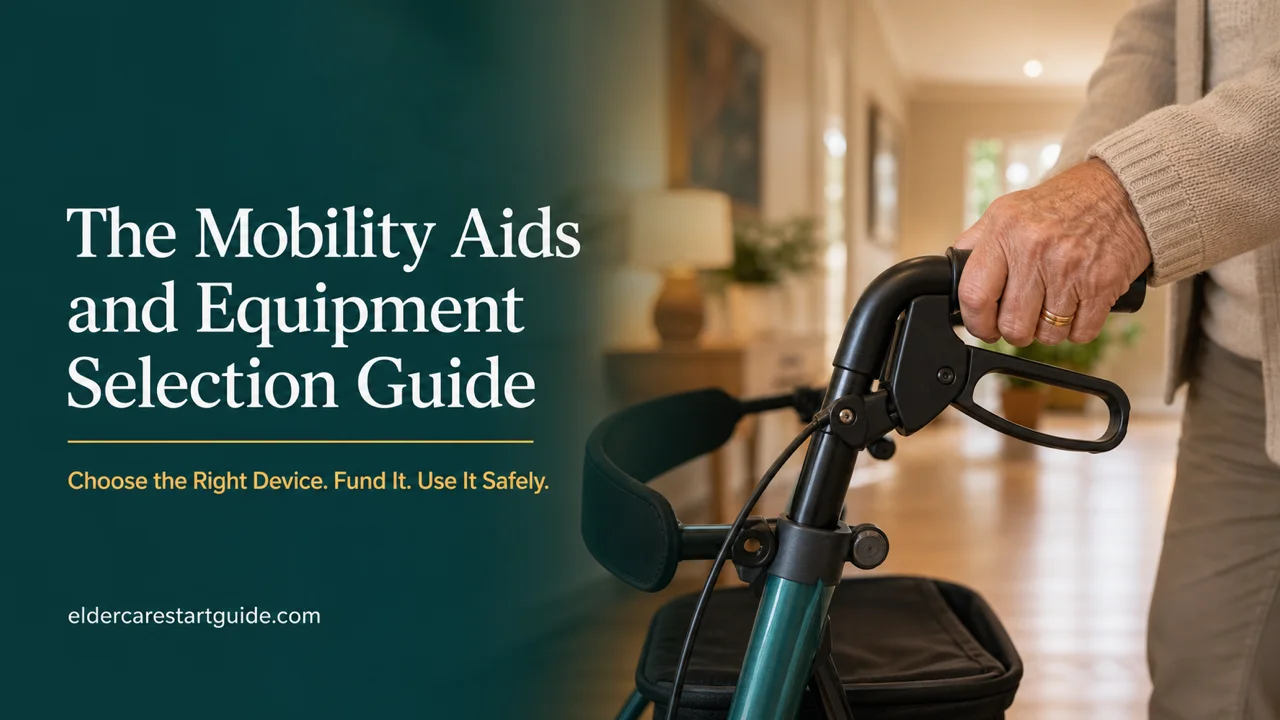 Mobility Aids Selection Guide — Fit the Right Device, Fund It, Use It Safely