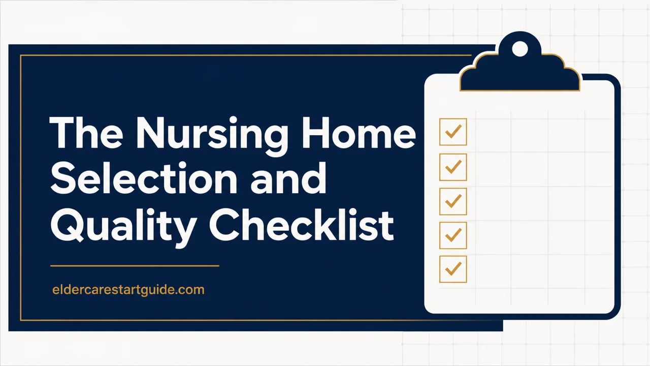 Nursing Home Selection Checklist — Tour, Compare, Protect