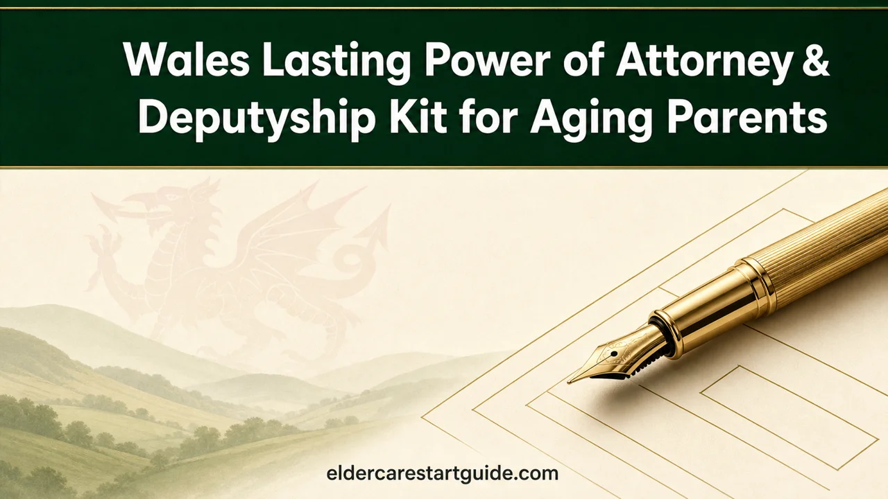 Wales LPA & Deputyship Kit — Before the OPG Rejects Your Form