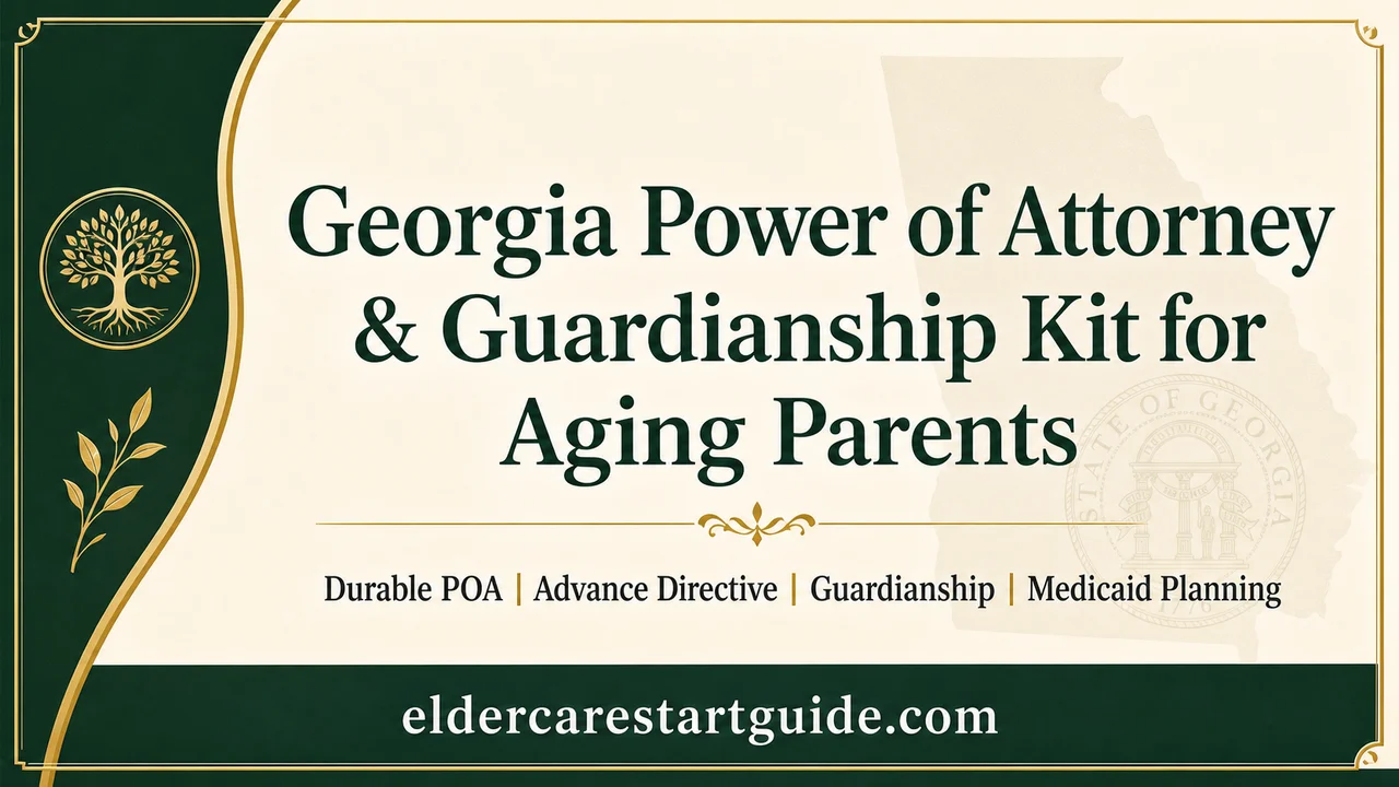 Georgia POA & Guardianship Kit — Legal Authority for Aging Parents