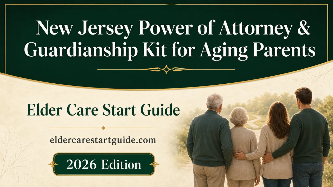 New Jersey POA & Guardianship Kit — Legal Authority for Aging Parents