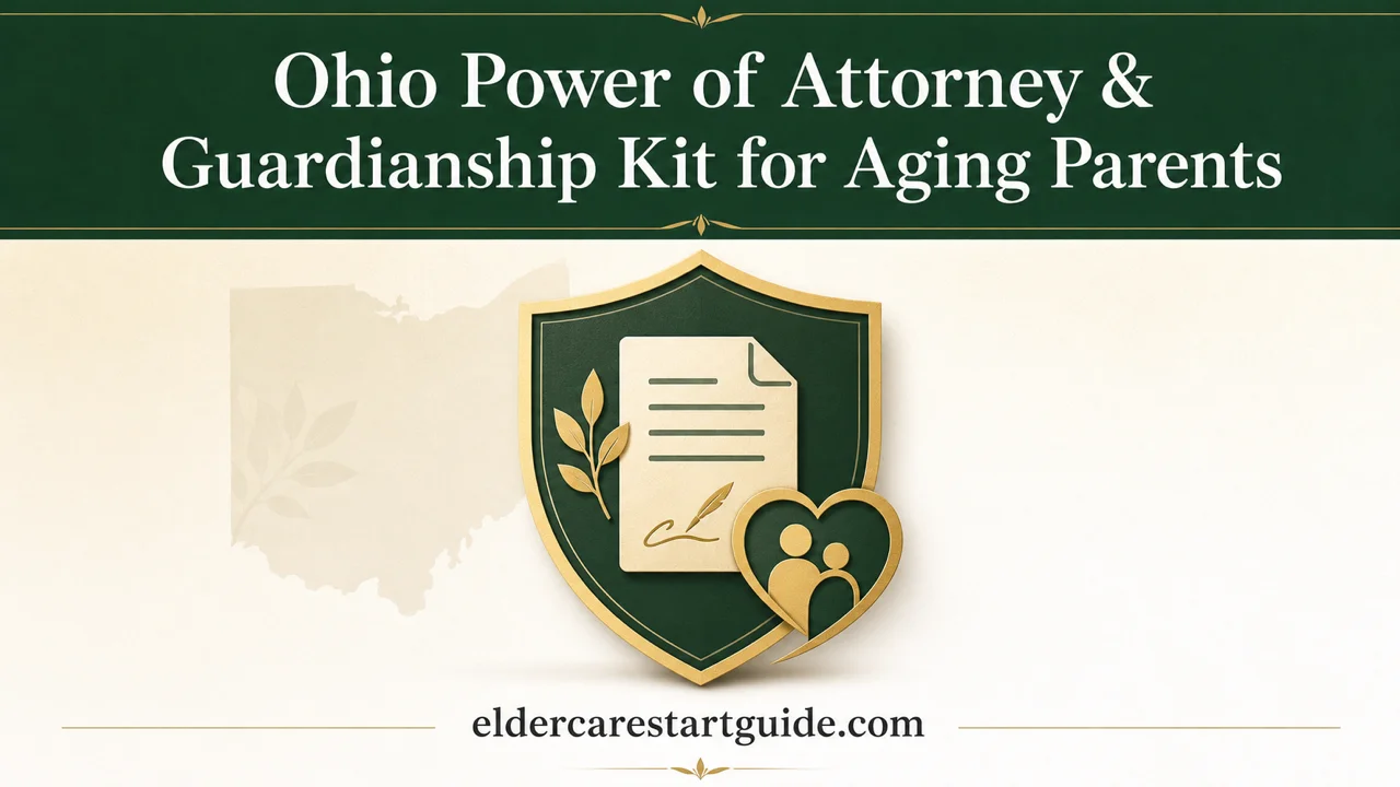 Ohio POA & Guardianship Kit — Legal Authority for Aging Parents