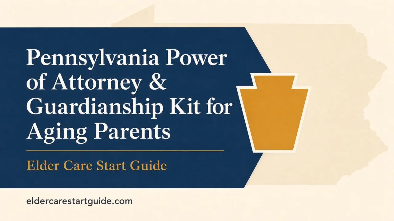 Pennsylvania POA & Guardianship Kit — Legal Authority for Aging Parents